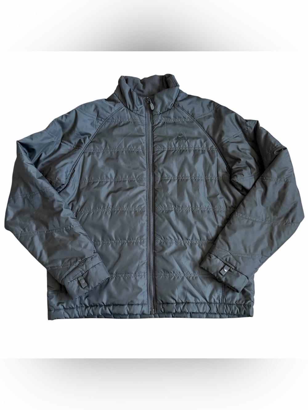 Vintage 90’s Nike ACG Men’s Thermal Layer 2 Puffer Jacket Sz M Grey Poly Filled